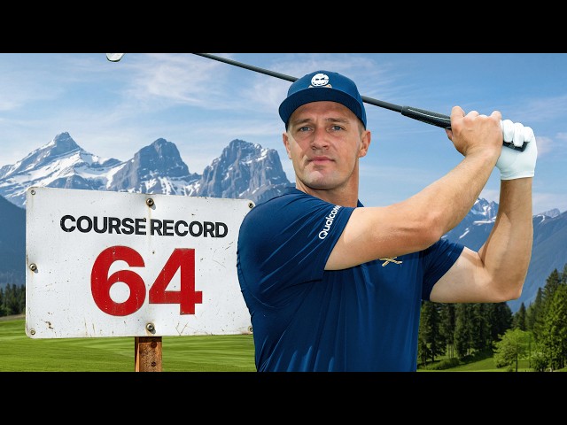 I tried to break a course record surrounded by mountains...
