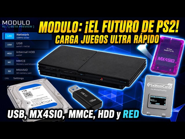 MODULE: THE FUTURE OF PS2! Load your games ULTRA FAST (Neutrino Frontend)