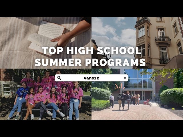 Top 3 High School Summer Programs (FREE)