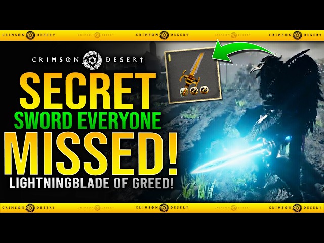 Crimson Desert - How To Get Lightningblade Of Greed  - Secret Sword Everyone Missed / Complete Guide