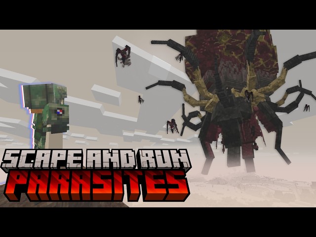 Ч.1 НЕБЕСНЫЕ СОБЫТИЯ И НОВЫЕ ПАРАЗИТЫ / Scape and Run Parasites / Мод на паразитов в Майнкрафте