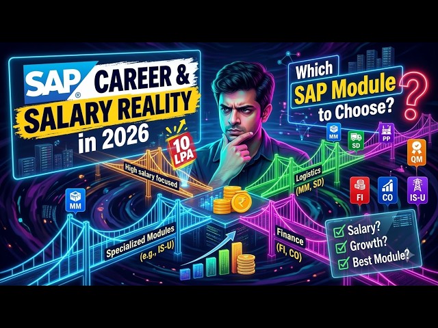 #SAP Career & Salary Reality in 2026 | Fresher to 8 Years Experience | Which SAP Module to Choose?