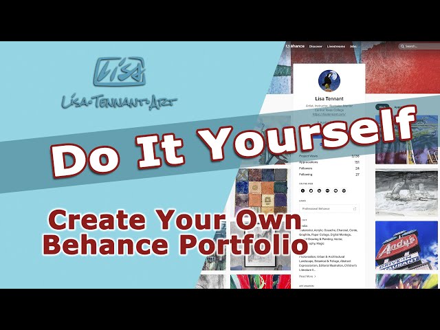 DIY Behance Online Portfolio Tutorial