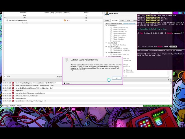 Gentoo Linux (Dev Work, Setting up wineprefix for FNV, Chatting, NEOVIM BABY) #gentoo #linux #devlog