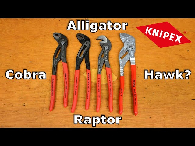 Knipex Cobra vs Raptor vs Alligator vs Pliers Wrench Comparison Review - Best Knipex Pliers