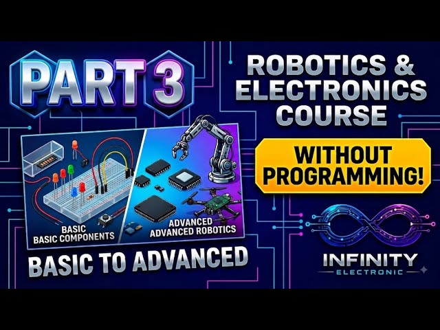 Robotics & Electronics Course: Part 3 | NO CODING NEEDED!​#Robotics #Electronics #NoCoding #Learn
