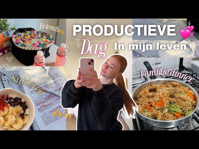 PRODUCTIVE DAY IN MY LIFE ✨🫶 | friends, family, studying, Grwm, … 🩷