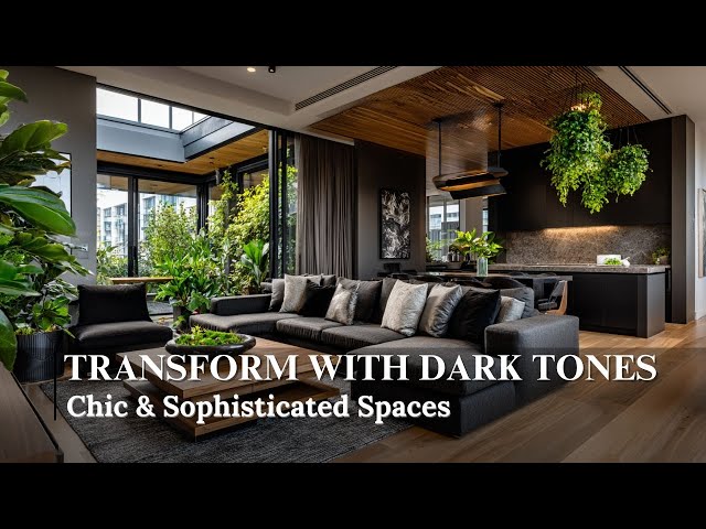 Dark & Moody House Interior   Dramatic Color Palettes & Sophisticated Modern Styling