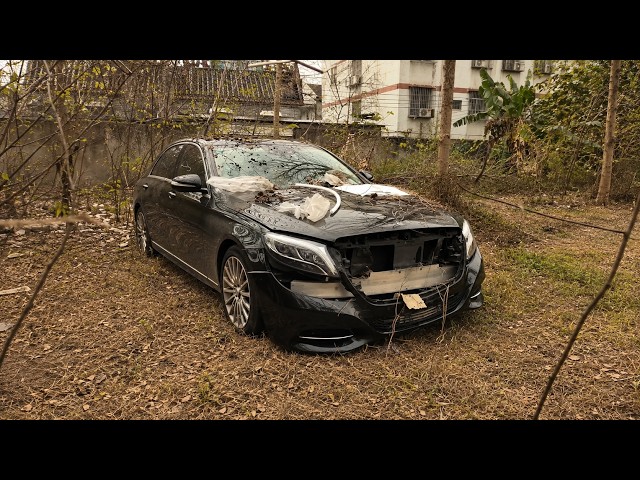 $14,000 for a Broken Mercedes S Class! Engine Problems, Dead Suspension & Crash Damage