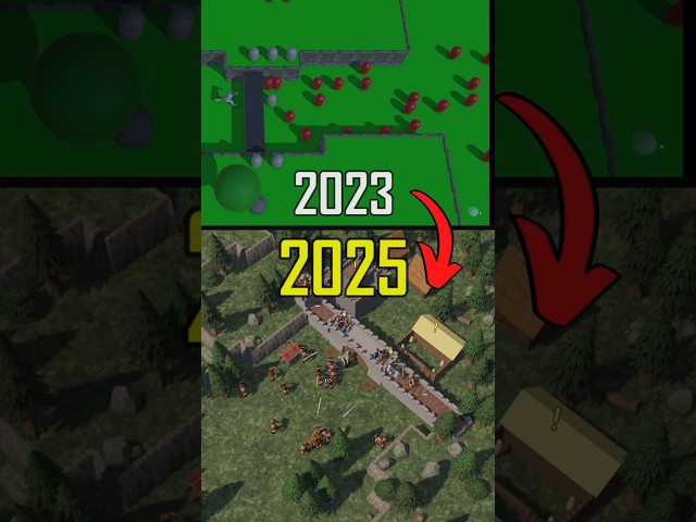 How It started vs how it's going 🏹 #gamedev #indiegame #developer #unity3d #roguelike #fantasy