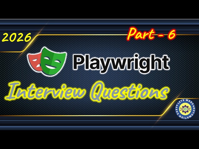 Top 100 Playwright Interview Questions Part 6 | Pradeep Nailwal