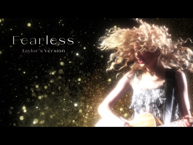 Taylor Swift - Fearless (Taylor's Version) (Lyric Video)
