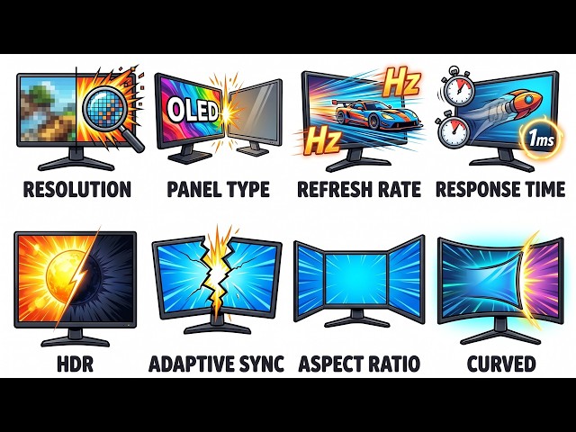 Every Monitor Spec Explained in 13 Minutes