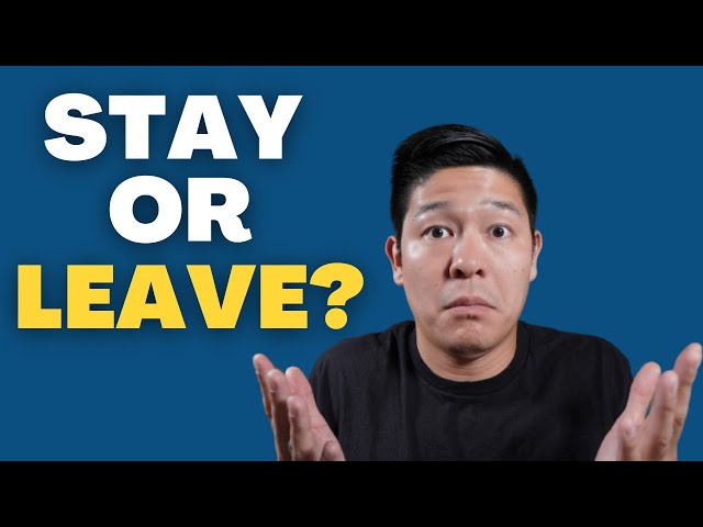 Should I accept a counter offer or leave my company? When you should take a counter offer