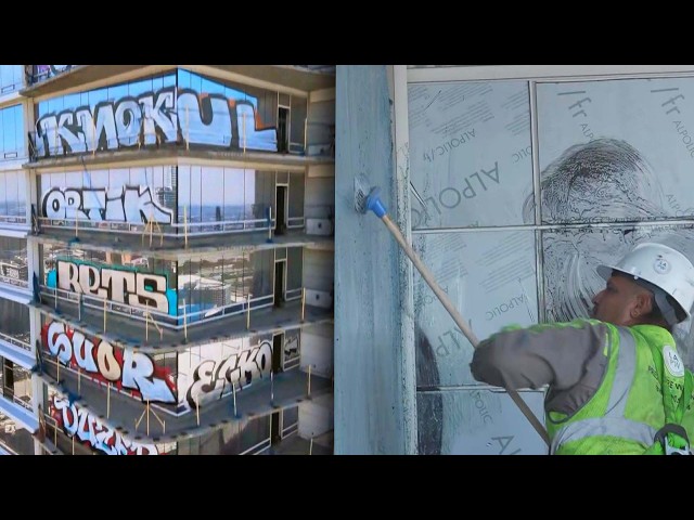L.A.'s 'Graffiti Towers' Are Getting Scrubbed