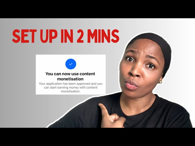 HOW TO SET UP CONTENT MONETIZATION ON FACEBOOK IN 2 MINUTES- FULL TUTORIAL
