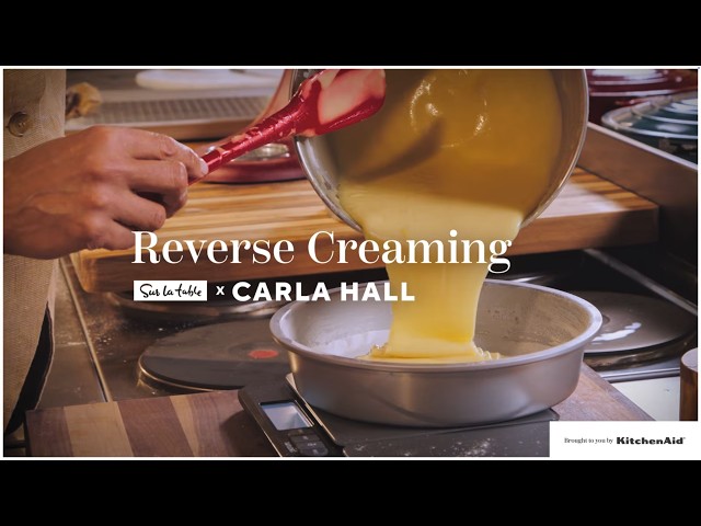 Reverse Creaming Method for Cake | Carla Hall’s Lemon Meringue Cake