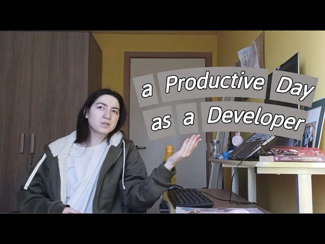 A Productive Day as a lazy Developer / vlog