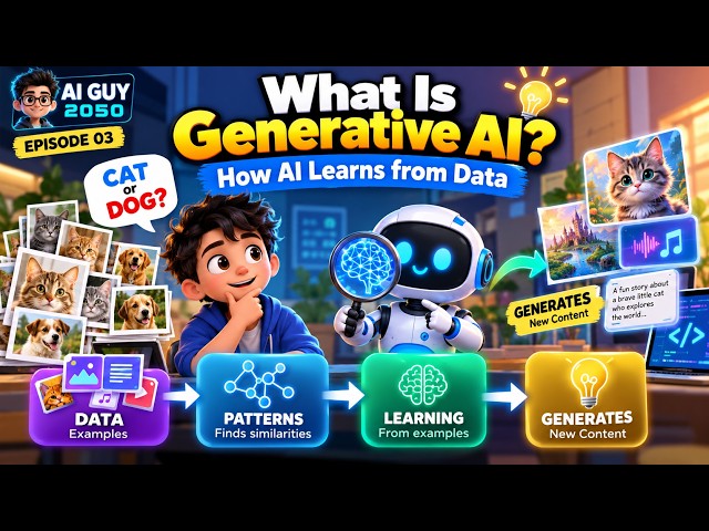 Episode 03 - What Is Generative AI? 🤖 How AI Learns from Data