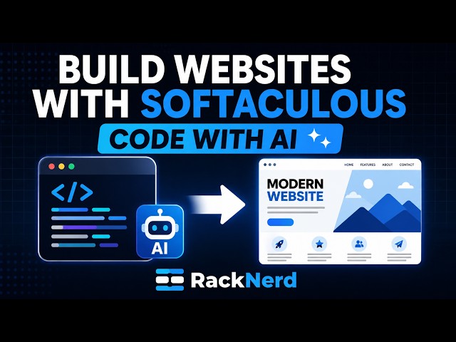 How to Build Websites with Softaculous Code with AI