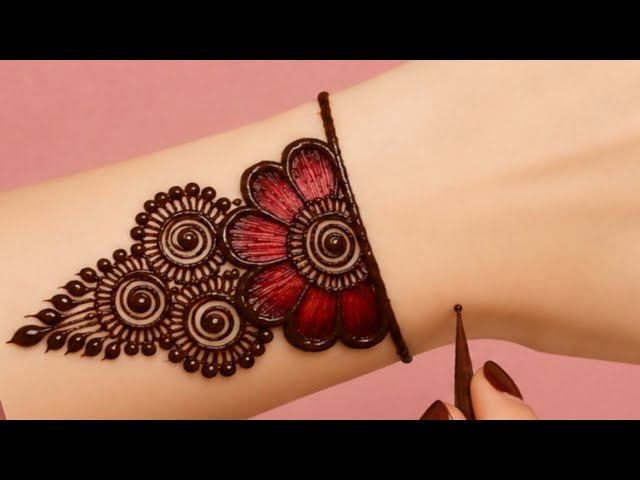 New stylish full hand mehndi design | easy back hand mehndi | simple mehndi design | mehndi