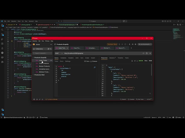 Integracion GraphQL a servicio Web con Springboot