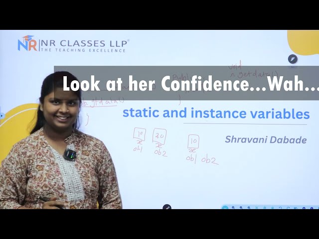 Static vs Instance Variables in Java | Explained by Student | Java OOP Basics | NR Classes