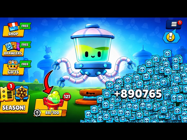 SMOOTHIE CHEF NEW BRAWLER NEW BRAWL PASS PLUS FREE GIFTS FROM SUPERCELL😱