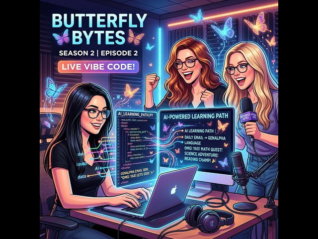 Butterfly Bytes S2 E2 - Vibe Coding, AI, and the Rise of the Builder