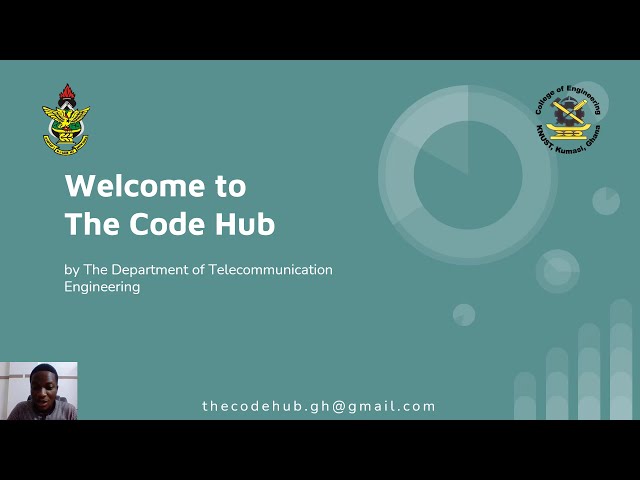 Welcome to The Code Hub - TCH Lesson 1