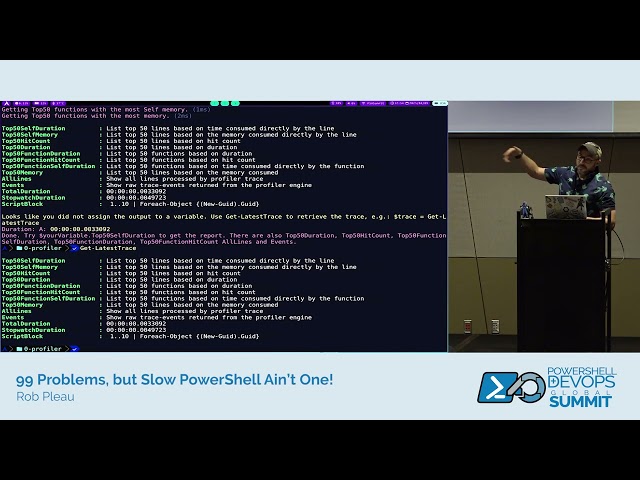99 Problems, but Slow PowerShell Ain't One! by Rob Pleau