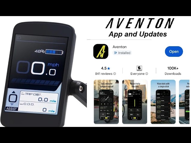 Aventon App and Updates Walkthrough
