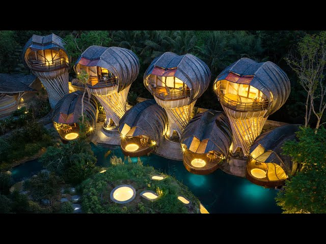 Ulaman Eco Luxury Resort Bali, Futuristic Avatar Hotel | 4K Tour & Vlog