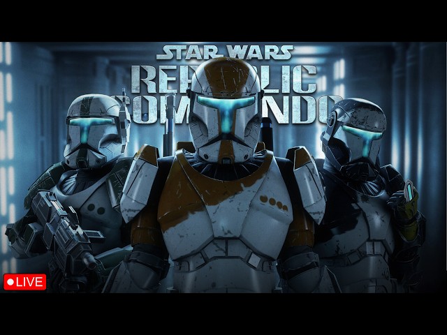 🔴 LIVE - LISTEN TO YOUR BOSS! FIRST TIME Playing Star Wars Republic Commando… Was NOT Ready | Part 8