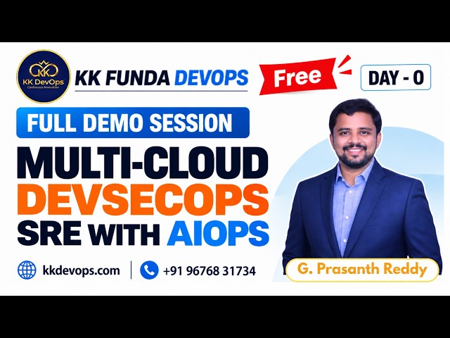 Free Demo on Multi-Cloud, DevSecOps, SRE with AIOps | Live Session