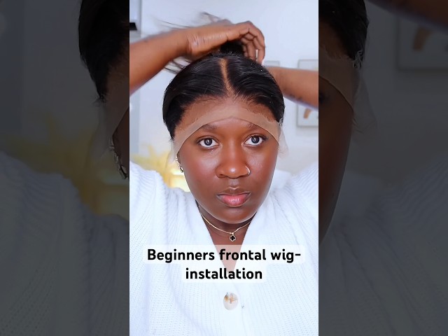 Beginners Frontal wig installation / How to install a wig as a beginner