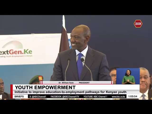 Ruto launches NextGen.Ke Youth Employment programme