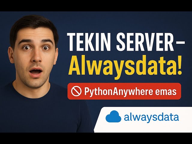 Alwaysdata bilan bepul hosting | Tekin python bot uchun server | Python uchun tekin server olish