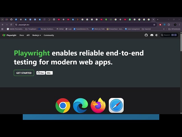 Playwright demo video by Savio Christopher