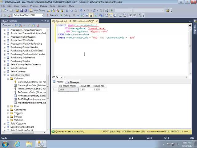 SQL Review Video 15: SELECT Part 7: GROUP BY