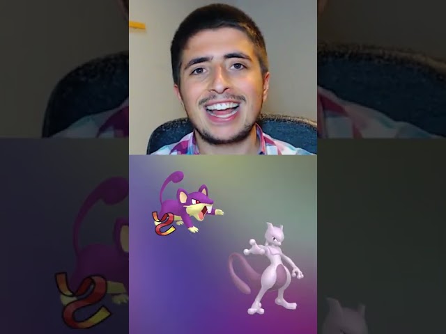 RATTATA (level 1) WIN a MEWTWO (level 100) #shorts #curiosities || EcoKen