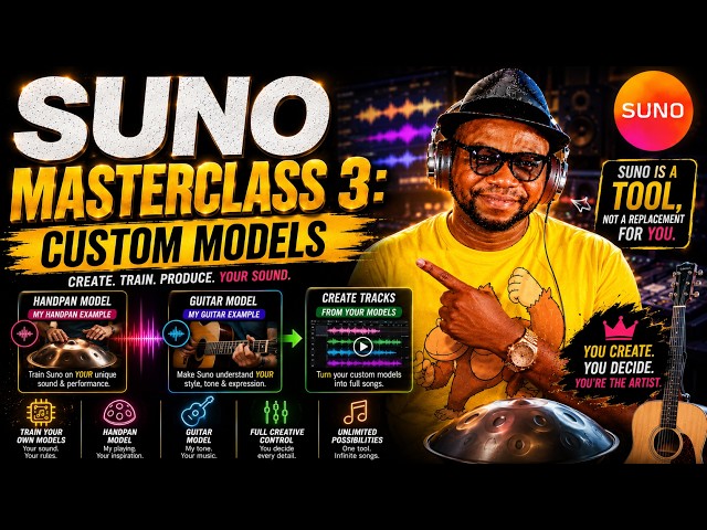 SUNO Masterclass 3: Capable Musicians Have an UNFAIR Advantage in Suno 😳 (Custom Models)
