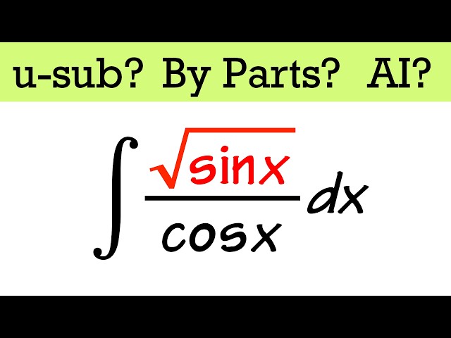 I thought this integral was impossible