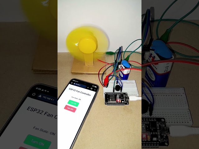 I Made a Wireless Fan Controller with ESP32! 💨 DIY Home Automation