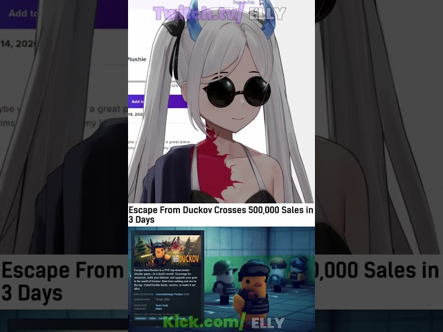 Escape From Duckov Sell Over 500,000 Copies In 3 Days! #gamingnews #vtuber #escapefromduckov