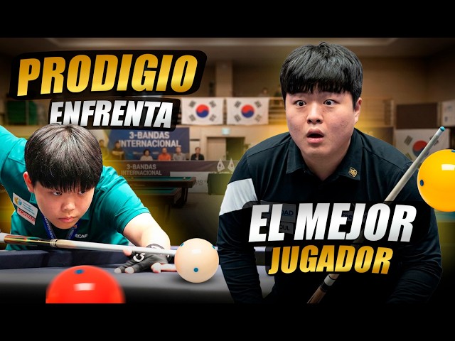 JOVEN PRODIGIO vs NÚMERO UNO DEL MUNDO | Partida increíble 🎱  (Cho vs Kim) 🔥 Billar 3 Bandas