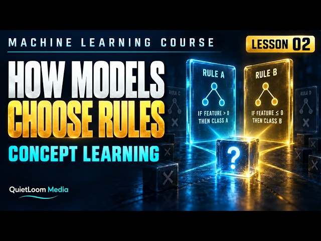 ML Lesson 2 | Concept Learning: How Models Choose Between Rules