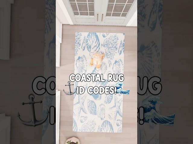 Coastal Rug ID CODES For Your Berry Avenue Houses! ⚓️🌊 #berryave #berryavenue #berryavenuecodes