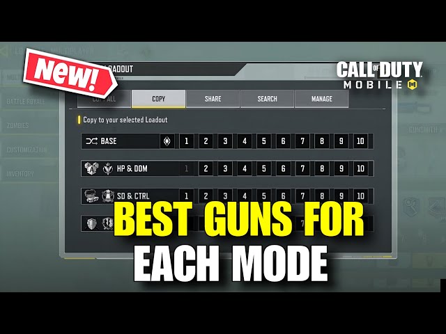 Best Loadouts for Every Ranked Mode! (CODM Cooked 40 Loadouts  System)