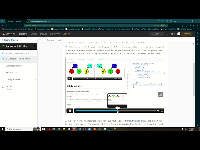 Day 2: Second Leetcode Walkthrough - Binary Tree Sum Equals